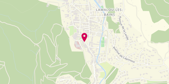 Plan de ANDRIANOPOULOU Maria, 5 Avenue Georges Clemenceau, 34240 Lamalou-les-Bains