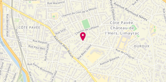 Plan de CHAIGNEAUD Charlotte, 41 Rue de Limayrac, 31500 Toulouse