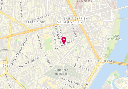 Plan de GUERIN Lionel, 110 Rue de Cugnaux, 31300 Toulouse