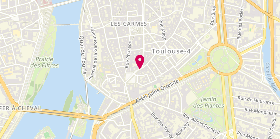 Plan de BOURENANE Julien, 10 Rue du Languedoc, 31000 Toulouse