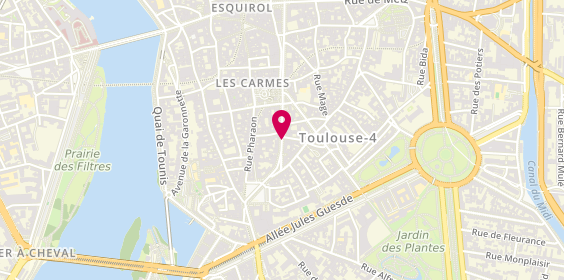 Plan de LAVIGNE Armand, 24 Rue du Languedoc, 31000 Toulouse