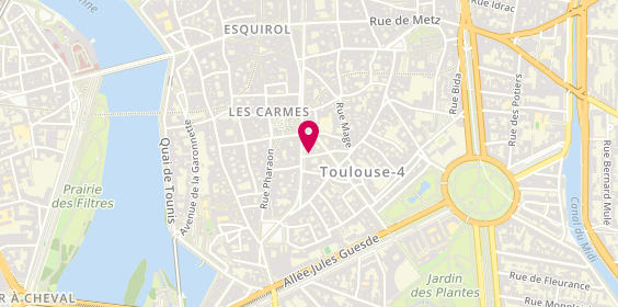 Plan de BOUTTIER Frédéric, 3 Rue du Colonel Pointurier, 31000 Toulouse