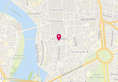 Plan de MOUCHIN Hélène, 10 Place des Carmes, 31000 Toulouse