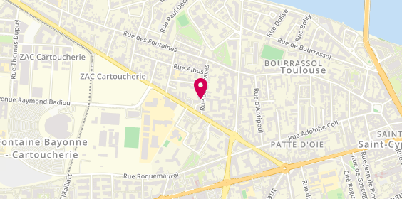 Plan de THORET Maxime, 7 Rue des Braves, 31300 Toulouse