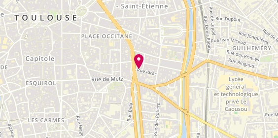 Plan de BISSONNIER Pierre-Elie, 1 Rue Idrac, 31000 Toulouse