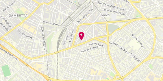 Plan de ROCHAS Luce, 3 Bis Rue Bastide, 34000 Montpellier