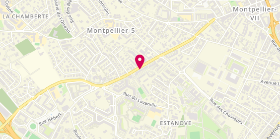 Plan de MEDIET Nicolas, 57 Route de Laverune, 34070 Montpellier