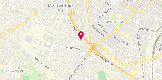 Plan de FENELON Barbara, 40 Avenue de la Croix du Capitaine, 34070 Montpellier