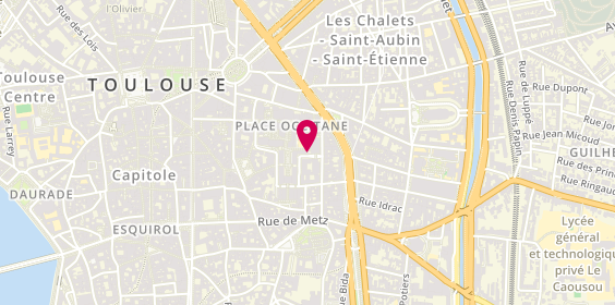 Plan de BENARD Julie, 17 Rue des Penitents Blancs, 31000 Toulouse