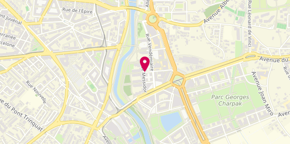 Plan de SCHOLL Aurore, 186 Rue Brumaire, 34000 Montpellier