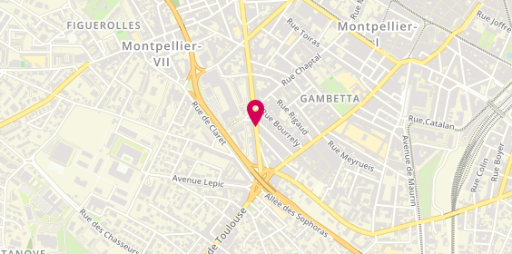 Plan de DECHOZ Florent, 25 Boulevard Renouvier, 34000 Montpellier