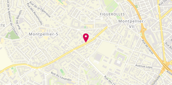 Plan de MARCELLIN Julien, 18 Route de Laverune, 34070 Montpellier