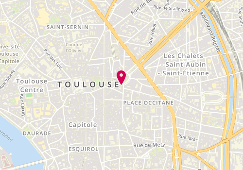 Plan de SAURAT Amélie, 6 Place du President Thomas Wilson, 31000 Toulouse