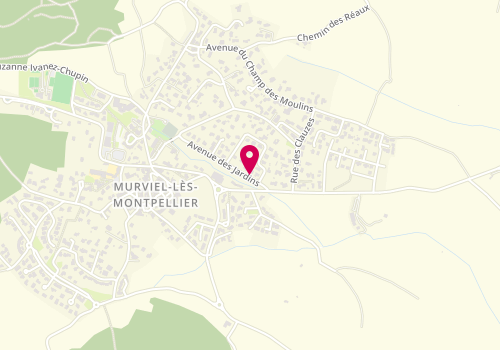Plan de BRUGERE Elodie, 285 Avenue des Jardins, 34570 Murviel-lès-Montpellier