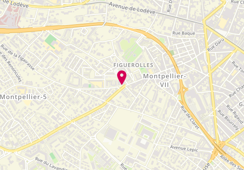 Plan de DURAND FONTANEL Cédric, 2 Rue du Mas de Merle, 34070 Montpellier