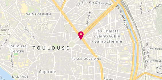 Plan de BLANC NATALINI SOPHIE, 81 Boulevard Lazare Carnot, 31000 Toulouse