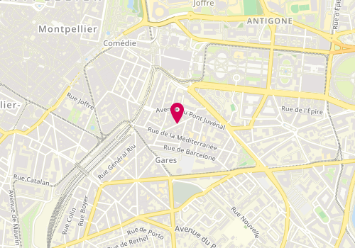 Plan de PASCAL Gilbert, 13 Rue Lamartine, 34070 Montpellier
