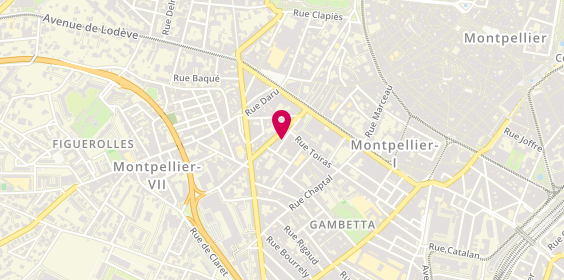Plan de PAVLOFF Catherine, 10 Rue de la Raffinerie, 34000 Montpellier