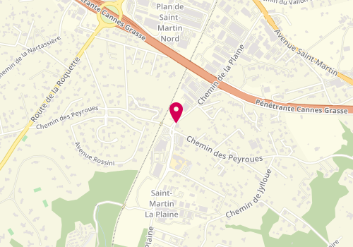 Plan de BENOIT Nathalie, 775 Avenue de la Plaine, 06250 Mougins