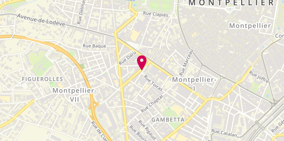Plan de HERNANDEZ Peggy, 2 Rue de la Raffinerie, 34000 Montpellier