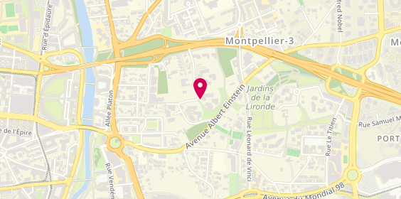 Plan de ASENCIO Thibaut, 330 Rue Fra Angelico, 34000 Montpellier