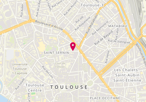 Plan de ROCHAS GASTOU Eliane, 19 Rue Bellegarde, 31000 Toulouse