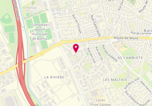 Plan de HAENER Laura, 11 Place de France, 31130 Balma