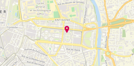 Plan de GANDON Marie, 91 Place Thessalie, 34000 Montpellier