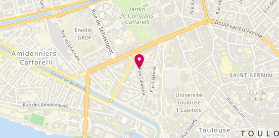 Plan de LOUIS Pablo, 33 Rue Lancefoc, 31000 Toulouse