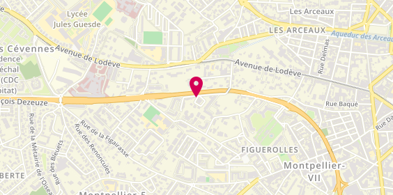 Plan de LARIVIERE Martin, 297 Rue de la Tour Buffel, 34070 Montpellier