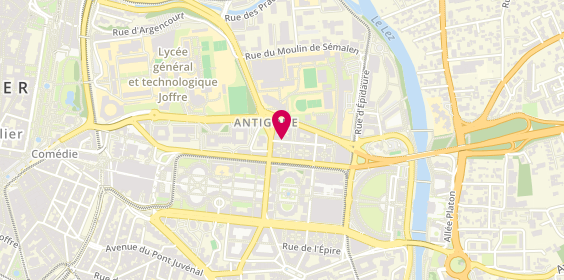 Plan de GUERRINI Sylvie, 41 Rue D 'Athenes, 34000 Montpellier