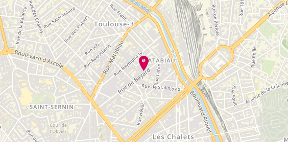 Plan de TIXIER Arnaud, 47 Rue Bayard, 31000 Toulouse