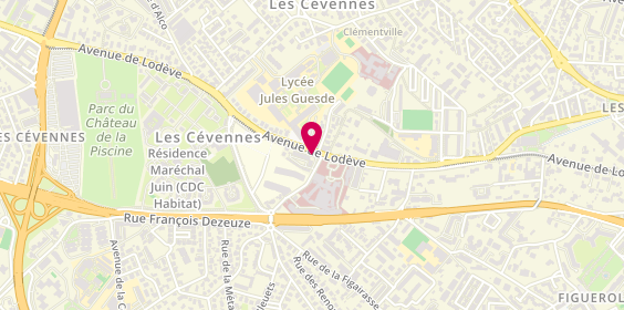 Plan de ARSAUT Hélène, 121 Avenue de Lodeve, 34070 Montpellier