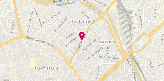Plan de ZOUIN Alexiel, 32 Rue Matabiau, 31000 Toulouse