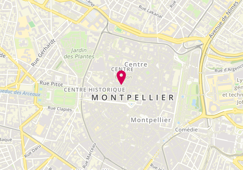 Plan de FARAJ Lyna, 10 Rue de la Vieille Intendance, 34000 Montpellier