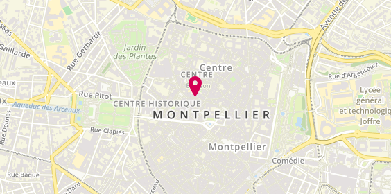 Plan de BEGEL Guénaëlle, 9 Rue de la Vieille Intendance, 34000 Montpellier