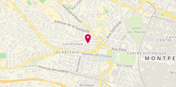 Plan de MOOTZ Adèle, 9 Bis Rue Marcel de Serres, 34000 Montpellier