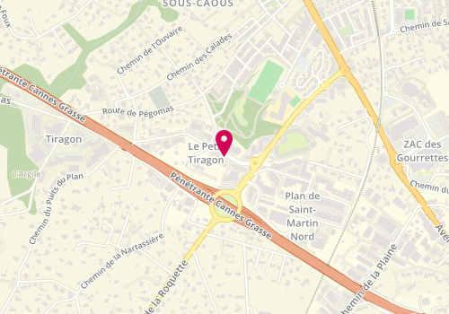 Plan de LEAL SANCHEZ José, 111 Route de Tiragon, 06370 Mouans-Sartoux
