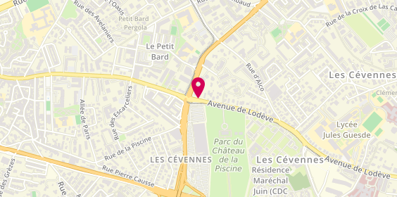 Plan de CANLER Thibaud, 192 Avenue de Lodeve, 34070 Montpellier
