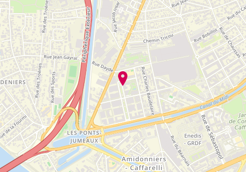 Plan de TERRISSE Clara-Julie, 16 Rue Cécile Brunschvicg, 31200 Toulouse