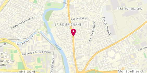 Plan de PAGES Guilhem, 1500 Avenue de la Pompignane, 34000 Montpellier