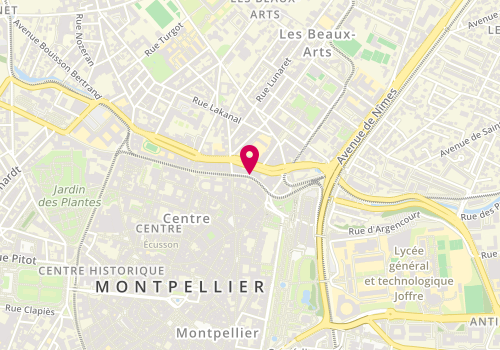Plan de DISSOUBRAY Maxence, 21 Boulevard Louis Blanc, 34000 Montpellier