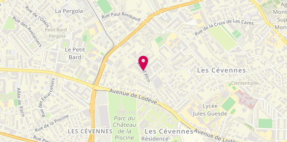 Plan de SERRES Claude, 287 Rue d'Alco, 34080 Montpellier