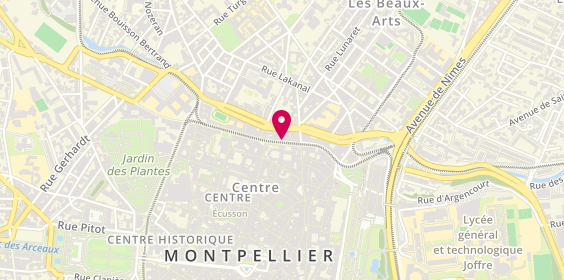 Plan de BONNEVILLE Gloria, 7 Boulevard Louis Blanc, 34000 Montpellier