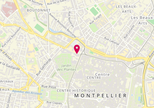 Plan de VANDERLINDEN Noémie, 47 Rue Auguste Broussonnet, 34090 Montpellier