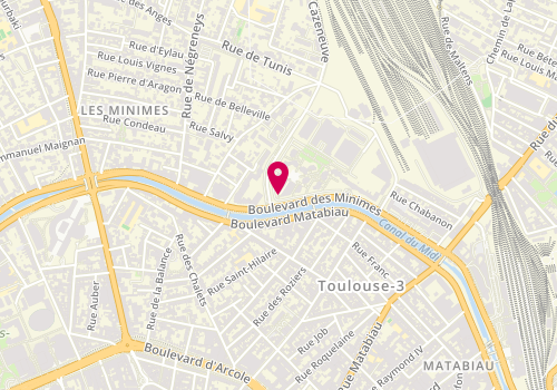 Plan de HAMEL Mathieu, 27 Boulevard des Minimes, 31200 Toulouse