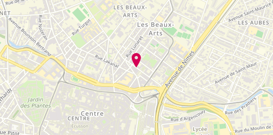 Plan de MALFONDET Cyril, 3 Rue Bernard Délicieux, 34090 Montpellier