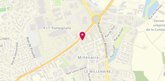 Plan de BONAFONTE OTIN ISABEL, 87 Cours Watt, 34000 Montpellier
