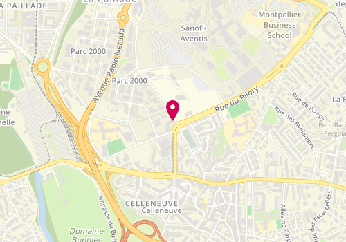 Plan de BENISTAND Claudie, 411 Rue Favre de Saint Castor, 34080 Montpellier
