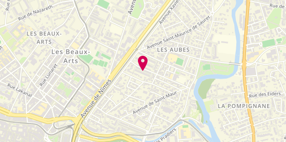 Plan de FAUCHER Frédéric, 48 Rue de la Sarriette, 34090 Montpellier